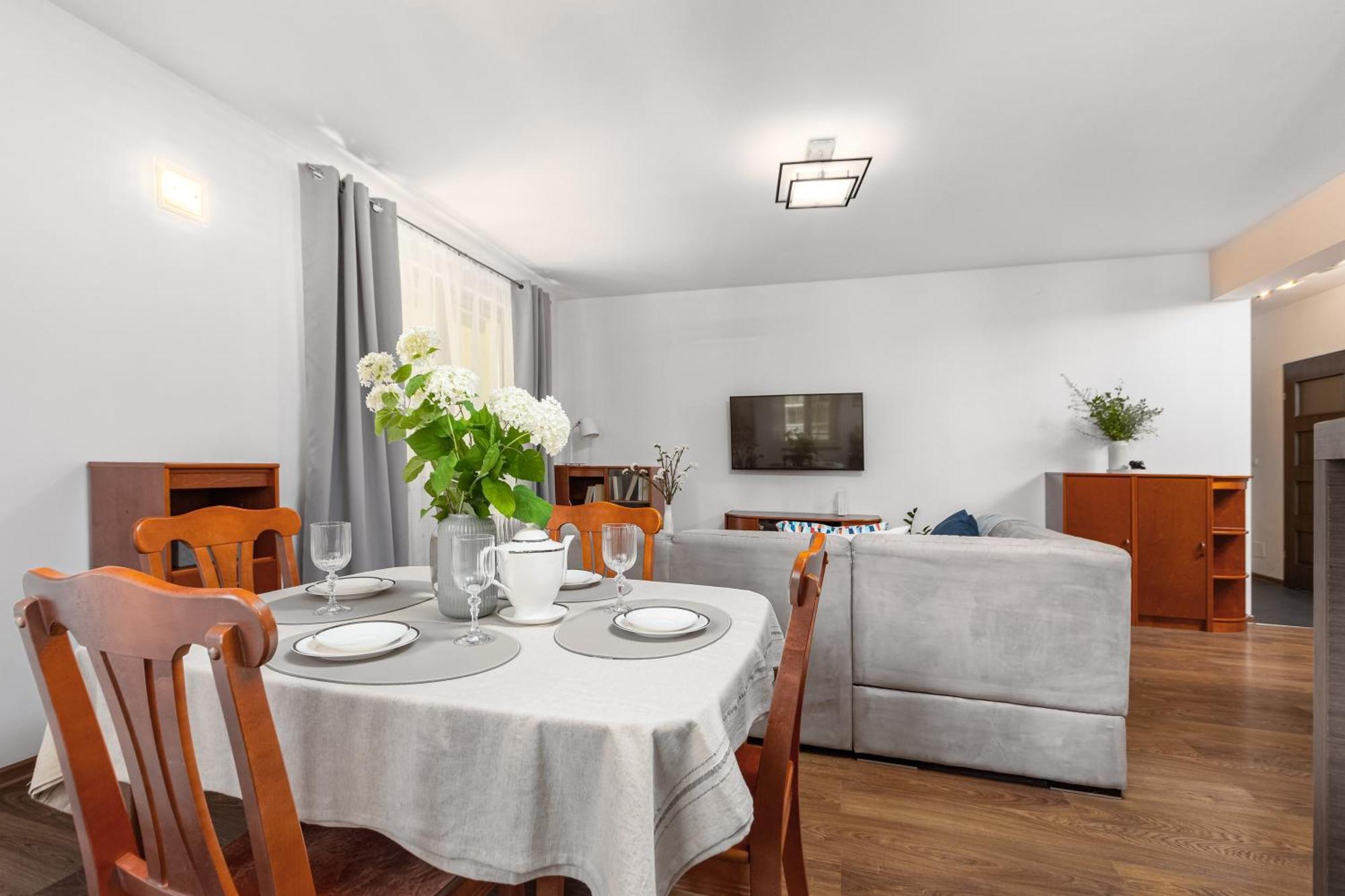 Apartament Mokotow -Basen- Warschau Exterior foto