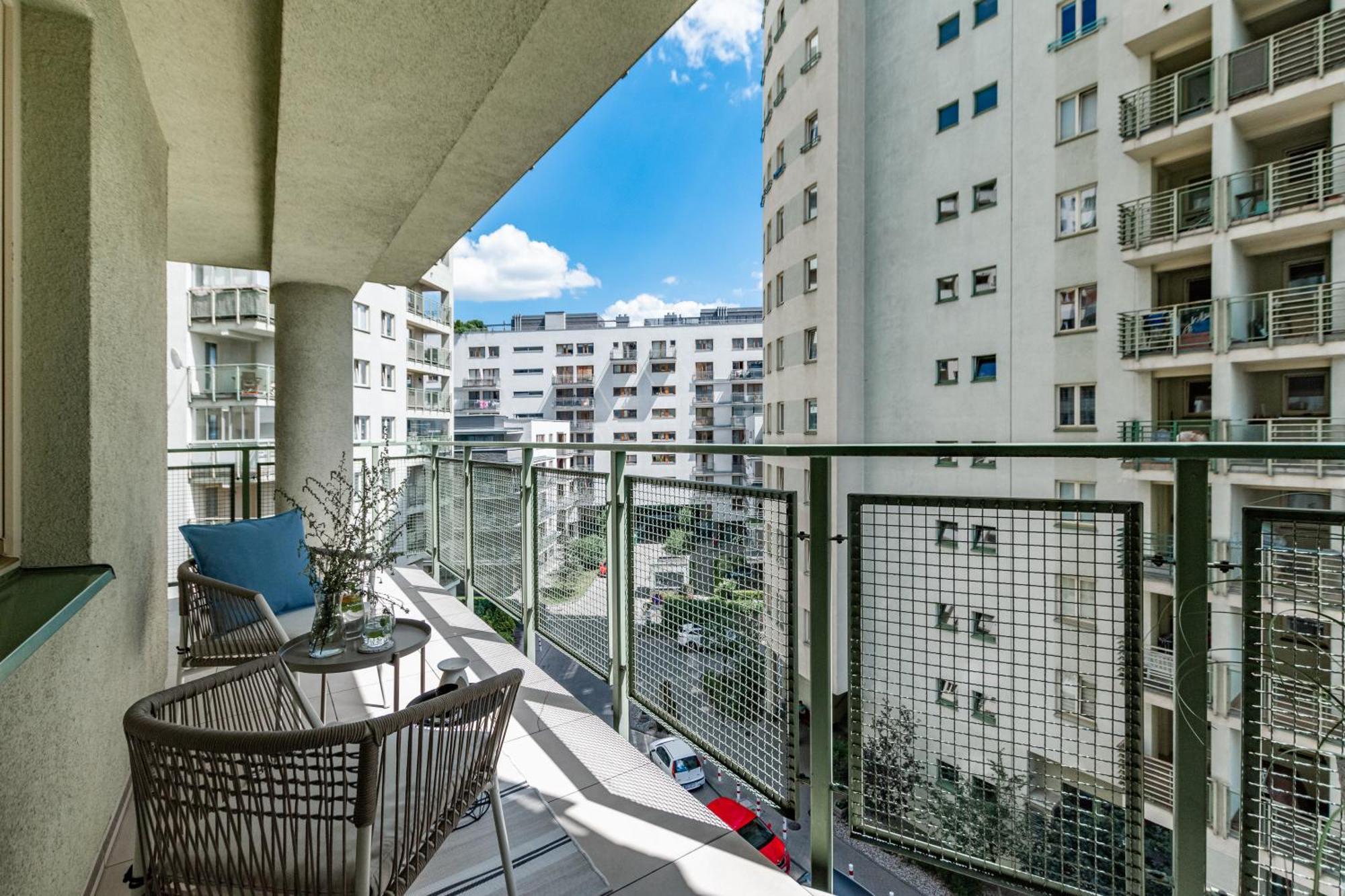 Apartament Mokotow -Basen- Warschau Exterior foto